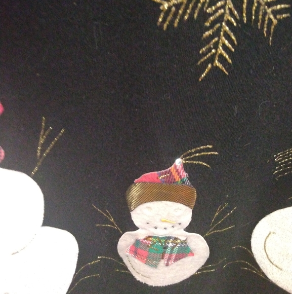 Karla Marie Black Holiday Snowman Dress - Picture 6 of 14